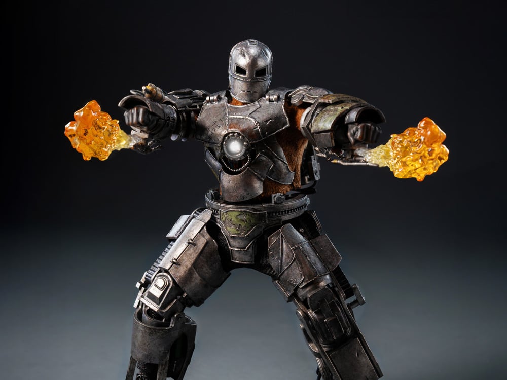 threezero Marvel Infinity Saga DLX Iron Man Mark 1 1/12 Scale 7-Inch Action Figure - View 2