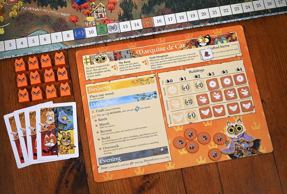 Leder Games Root: A Game of Woodland Might and Right Strategy Board Game - View 4