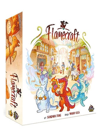 Cardboard Alchemy Flamecraft Dragon-Themed Board Game