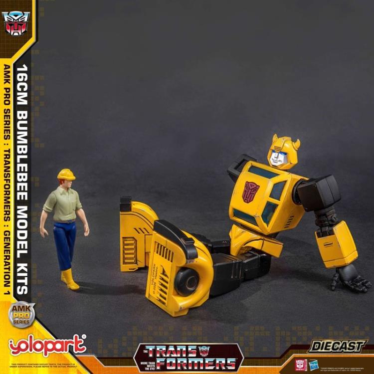 Yolopark Transformers Generation 1 AMK Pro Bumblebee 6.3-Inch ABS Model Kit with Spike - View 24