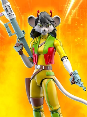 The Nacelle Company Biker Mice from Mars Carbine Action Figure