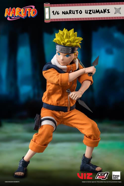 threezero Naruto FigZero Naruto Uzumaki 1/6 Scale Collectible Figure - View 5