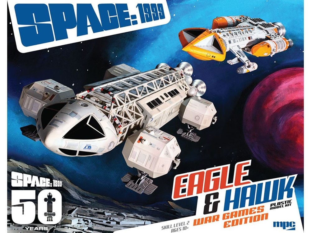 MPC Space: 1999 Eagle and Hawk War Games Edition 1/72 Scale Plastic Model Kit - View 2