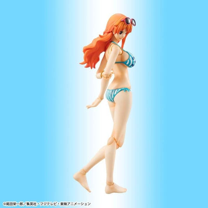 MegaHouse One Piece Variable Action Heroes Nami Summer Vacation Ver. Action Figure (Reissue) - View 5