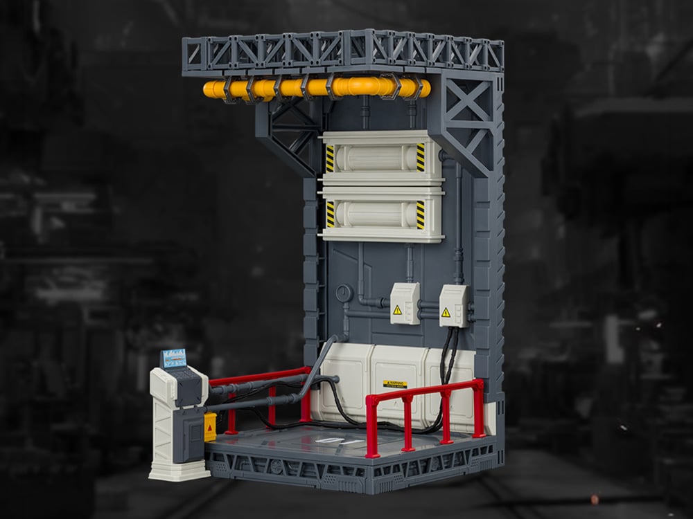 JoyToy Dark Source Hangar Style Diorama Display Base (01) 1/25 Scale 10.3-Inch Collectible - View 2