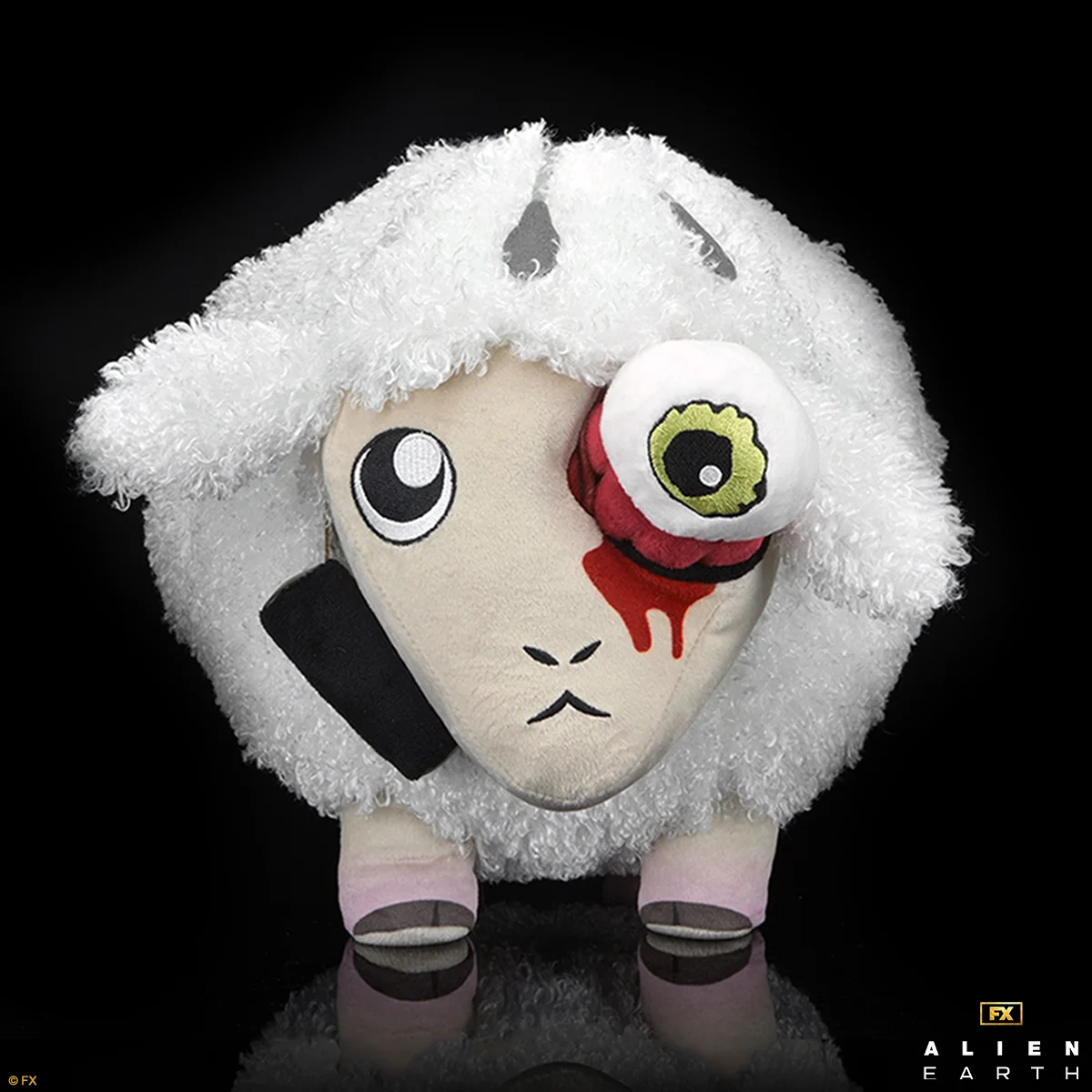 Kidrobot Alien Earth Sheep with the Eye 13-Inch Interactive Large Plush - View 4