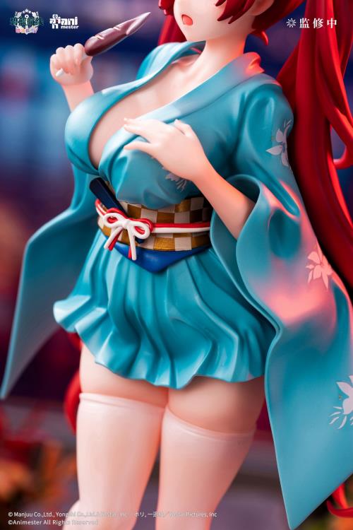 AniMester Azur Lane: Slow Ahead! Honolulu (Yukata Ver.) 1/7 Scale 9-Inch Figure - View 10