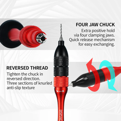 DSPIAE Precision Aluminum Alloy Hand Drill Set Hobby Drill for Models - View 6