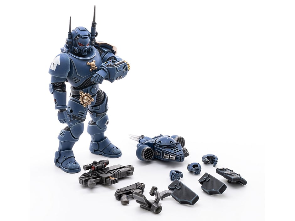 JoyToy Warhammer 40K Ultramarines Infiltrators Box of 4 1/18 Scale Figures - View 8