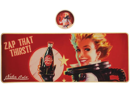Fanattik Collectibles Fallout Nuka Cola XL Desk Pad and Coaster Set - View 3
