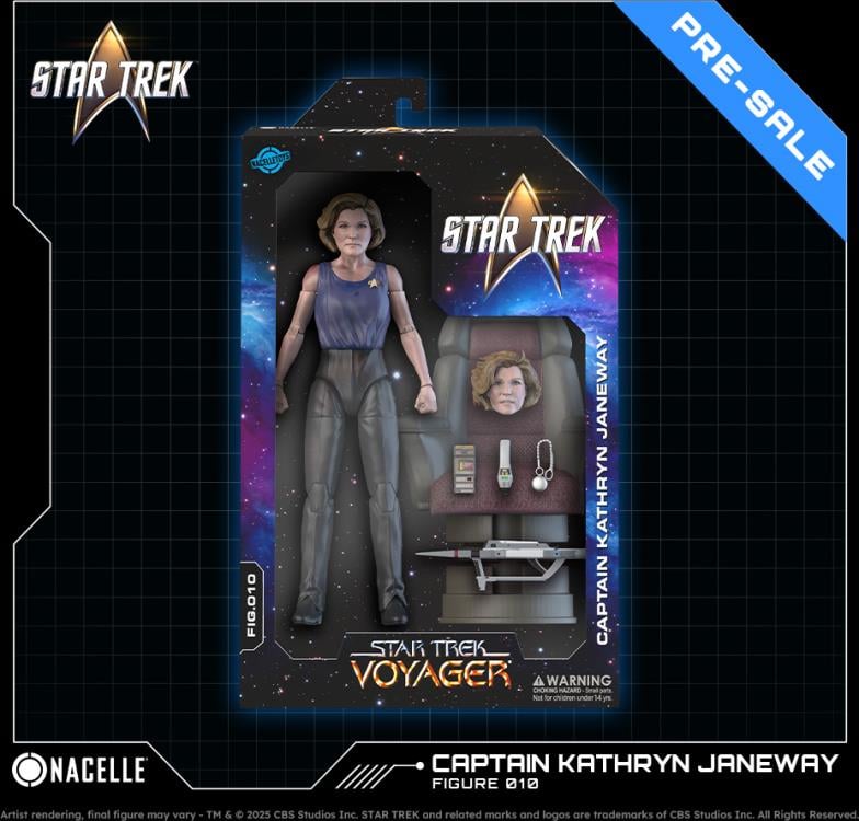The Nacelle Company Star Trek: Voyager Captain Kathryn Janeway 1/10 Scale Action Figure - View 5