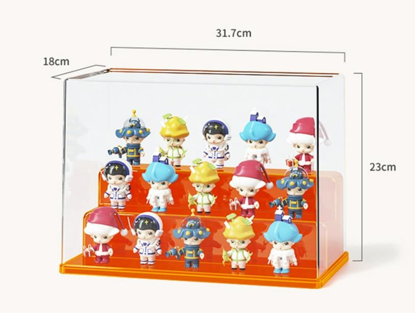 Kaman Model Two Ladder Style Display Case, 7-Inch Acrylic - View 6