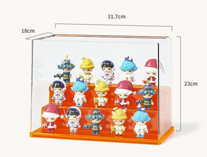 Kaman Model Two Ladder Style Display Case, 7-Inch Acrylic - View 6