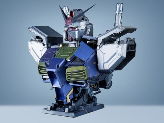 Bandai Mobile Suit Gundam BN Metal Works Vol. 1 RX-78-2 Gundam Metal Model Kit, 6.3-Inch - View 4