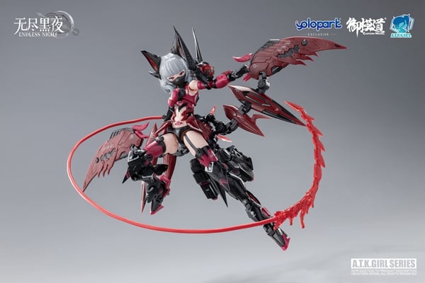 Eastern Model A.T.K. Girl Endless Night Vampire Camilla 1/12 Scale Model Kit, 6.69-Inch - View 18