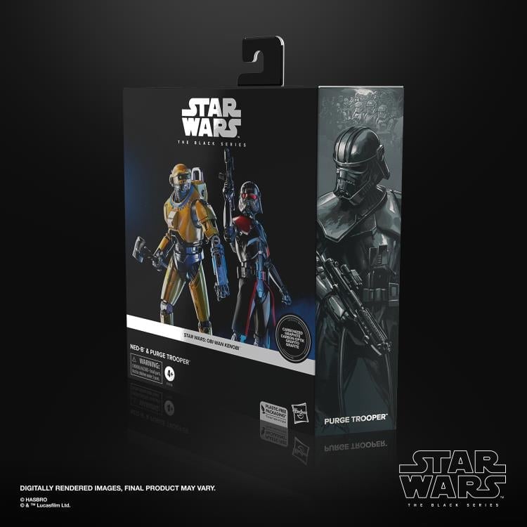 Hasbro Star Wars: The Black Series 6-Inch NED-B and Purge Trooper Carbonized Two-Pack - View 12