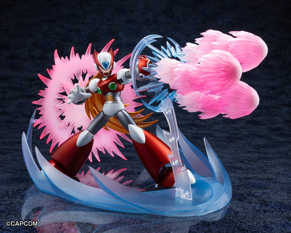 Kotobukiya Mega Man X Zero (1st Ver. Limited Edition) 1/12 Scale Model Kit 5.7-Inch - View 11