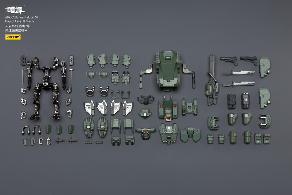 JoyToy Dark Source APOC Falcon 02 Rapid Assault Mech ST-8615 1/25 Scale 6.5-Inch Action Figure - View 15