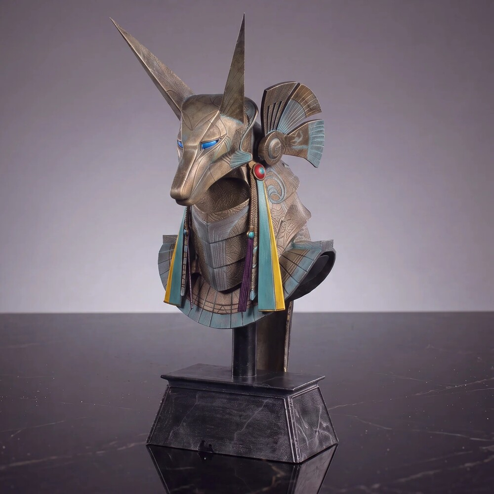 Master Replicas Stargate Desktop Replicas Jackal Guard Helmet Polyresin Replica, 5.9-Inch - View 5