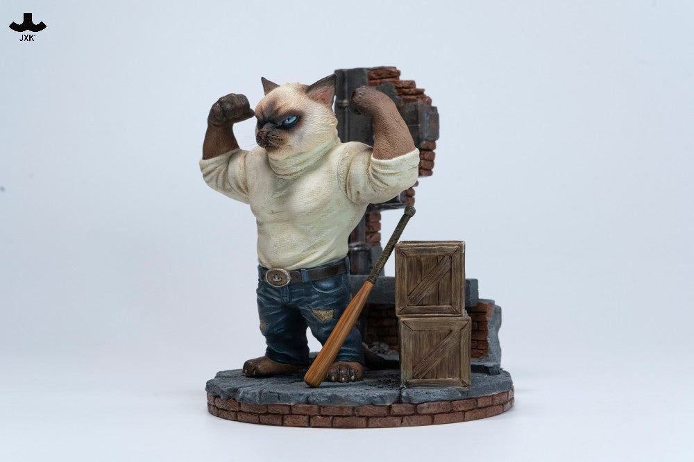 JxK.Studio Gangster Cat Enforcer Rocky 6-Inch Resin Figure - View 6