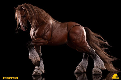 Fish Toys D20studio Wilderness Series Horse Basic Brown A Ver. 1/12 Scale Action Figure - View 4