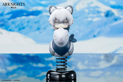 Apex Arknights Happy Shake Silver Ash Springy Chibi Figure - View 3