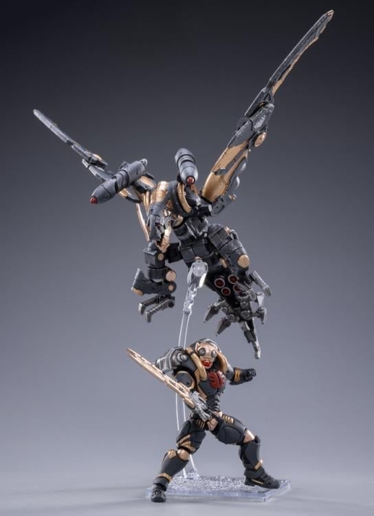 JoyToy Battle for the Stars Saluk Flame Dragon Cavalry Shadow 1/18 Scale Set - View 4