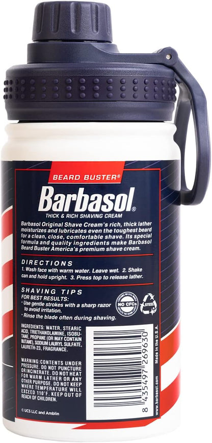 ERIK Jurassic Park Barbasol Steel Water Bottle, Shaving Cream Can Design - View 4