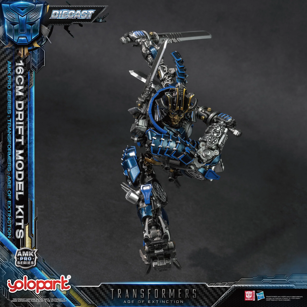 Yolopark Transformers: Age of Extinction AMK Pro Drift 6.3-Inch Model Kit - View 16