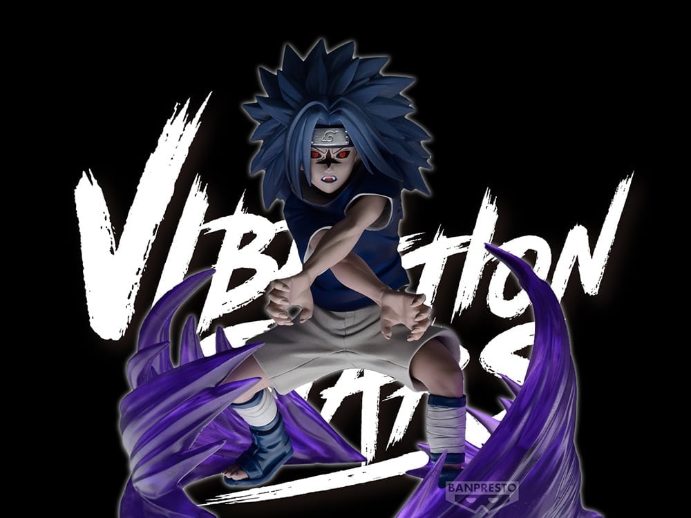 Bandai Naruto 72 Series Vibration Stars 27 Sasuke Uchiha 6-Inch Figure - View 2