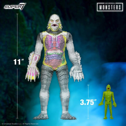 Super7 Universal Monsters Super Cyborg Creature from the Black Lagoon (Clear) Figure 11-Inch - View 9