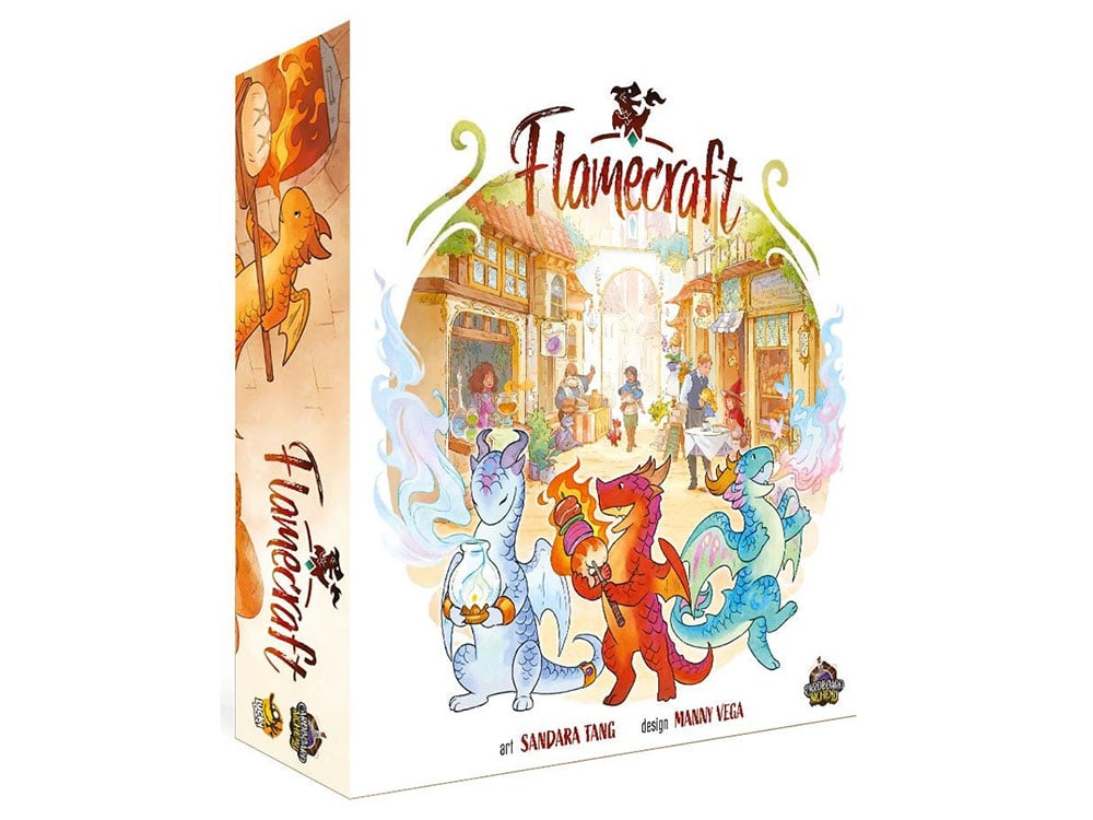 Cardboard Alchemy Flamecraft Dragon-Themed Board Game - View 2