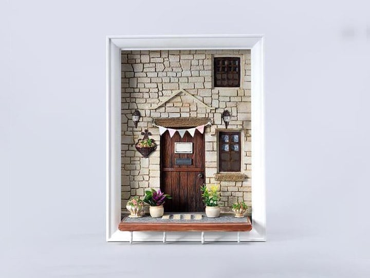 JxK.Studio Gold's Cottage Miniature Diorama Resin Collectible - View 2