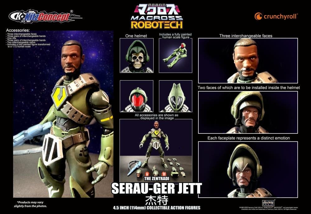 Kitzconcept Macross Serau-Ger Jett 4.5-Inch Action Figure - View 11