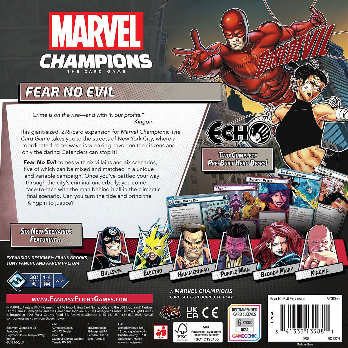 Fantasy Flight Games Marvel Champions: The Card Game Fear No Evil Expansion - View 3