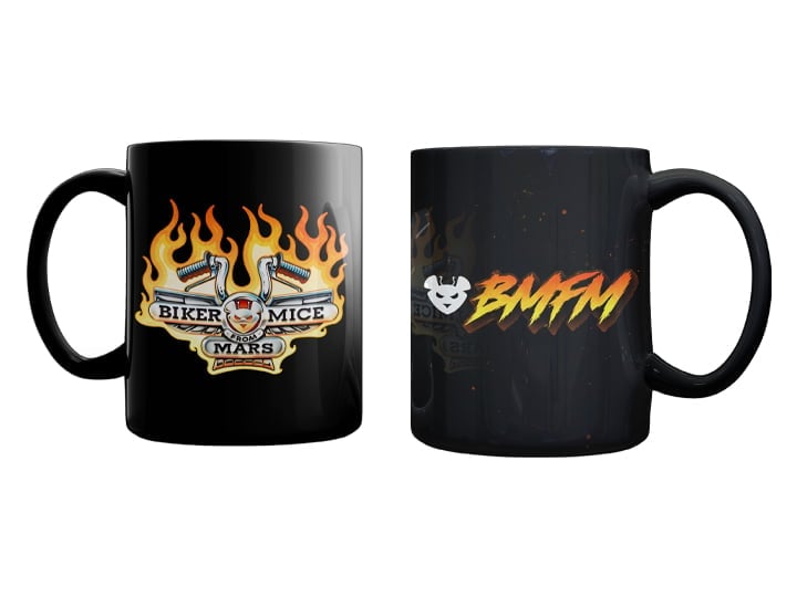 The Nacelle Company Biker Mice from Mars Logo Double-Sided Ceramic Mug - View 2