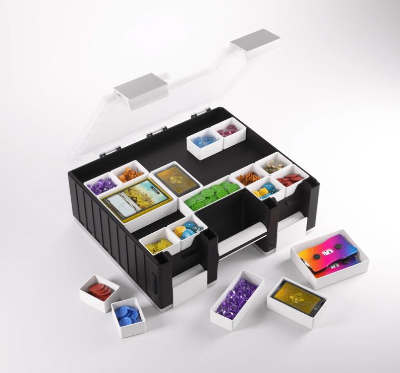 Gamegenic Game Castle (Black/White/Clear) Storage Box for Board Games - View 9
