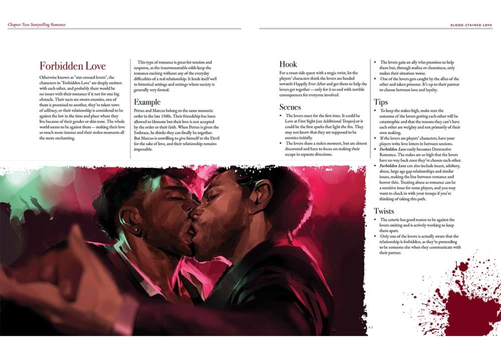 Renegade Game Studios Vampire: The Masquerade 5th Edition Blood-Stained Love Sourcebook - View 13