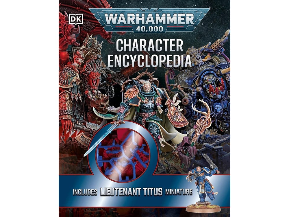 DK Publishing Warhammer 40,000 Character Encyclopedia with Exclusive Lieutenant Titus Miniature - View 2