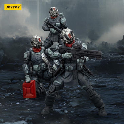 JoyToy Dark Source UNSC Faceless Squad 1/25 Scale 3-Inch Action Figure Set - View 3