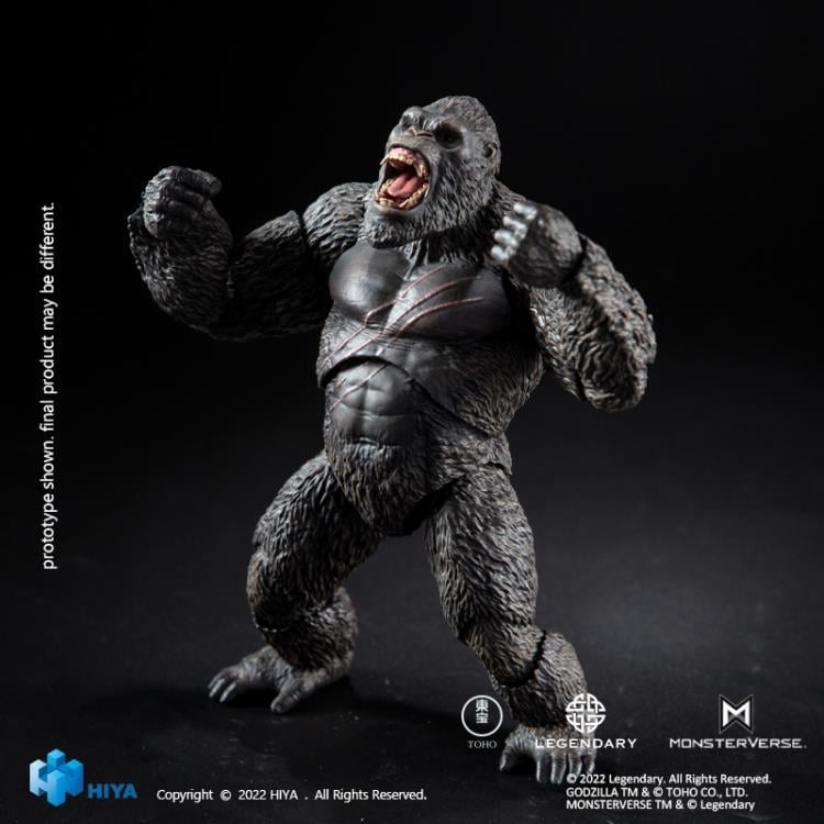 Hiya Toys Godzilla vs. Kong Exquisite Basic Series Kong 6-Inch Action Figure - View 10
