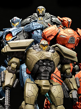 Empire Sky Studio Pacific Rim: Uprising Vol. 2 Set of 4 Model Kits with Bonus (5.1-Inch)