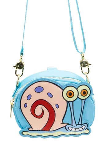 Whatever SpongeBob SquarePants Gary Padded Nylon Mini Crossbody Bag, 4.5 Inches