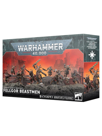 Games Workshop Warhammer 40,000 Chaos Space Marines Fellgor Beastmen Citadel Plastic Miniature Set