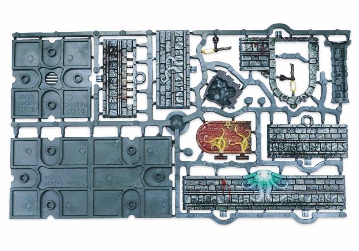 Archon Studios Dungeons & Lasers Pathfinder Terrain Abomination Vaults Pre-Painted Miniatures Set - View 7