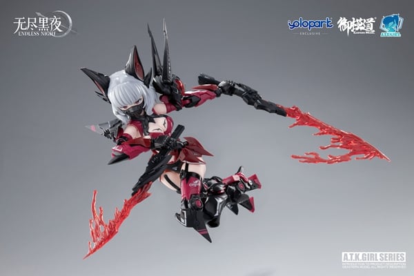 Eastern Model A.T.K. Girl Endless Night Vampire Camilla 1/12 Scale Model Kit, 6.69-Inch - View 21