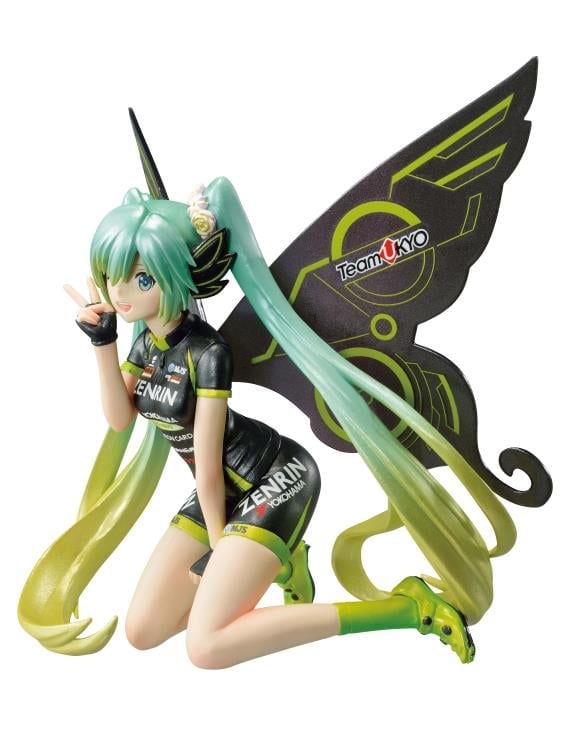 Bandai Banpresto Vocaloid Chronicle Hatsune Miku Racing Ver. (Racing Miku 2017 Team UKYO Cheering Ver.) 5-Inch Figure - View 9
