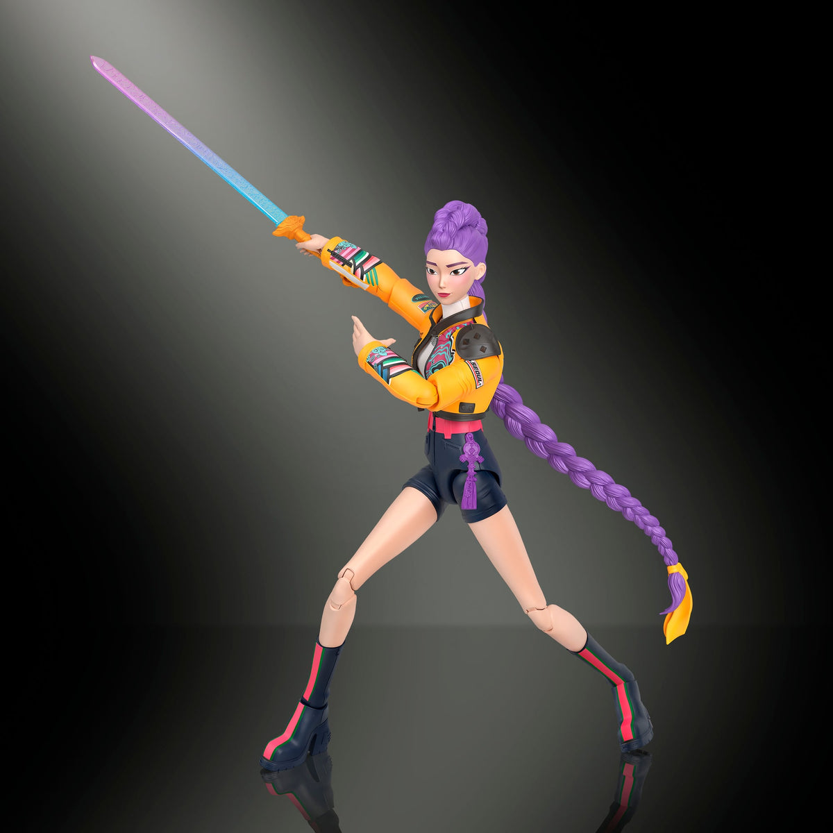 Mattel KPop Demon Hunters HUNTR/X Rumi How It's Done 6.5-Inch Action Figure - View 3