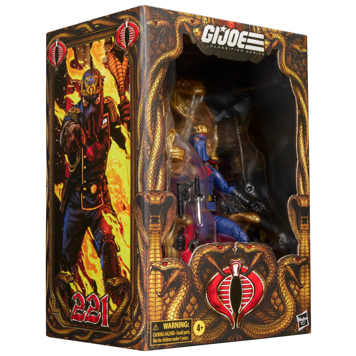 Hasbro G.I. Joe Classified Series #221 Cobra Commander Action Figure with Throne Set - View 18