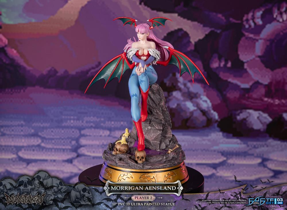 First 4 Figures Darkstalkers Morrigan Aensland True Form Ultra (Player 2 Variant) 7.7-Inch PVC Statue - View 7